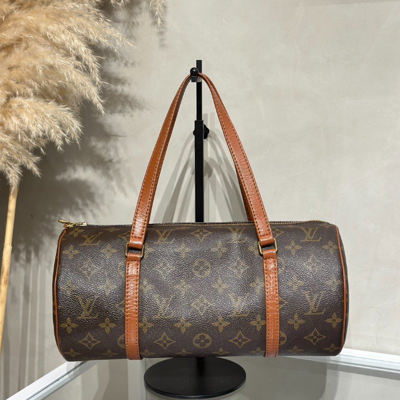LOUIS VUITTON Papillon 30圓筒子母包 - 老花-4