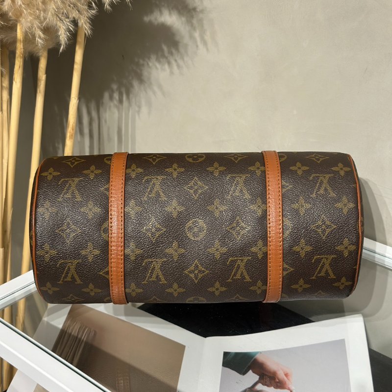 LOUIS VUITTON Papillon 30圓筒子母包 - 老花-5