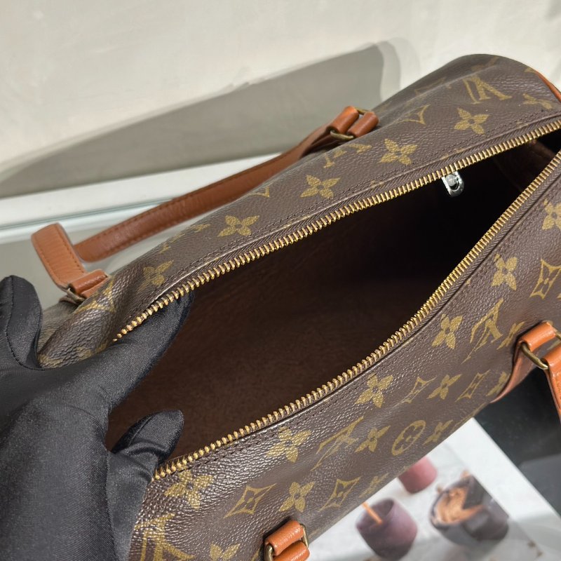 LOUIS VUITTON Papillon 30圓筒子母包 - 老花-16