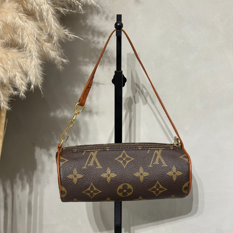 LOUIS VUITTON Papillon 30圓筒子母包 - 老花-17