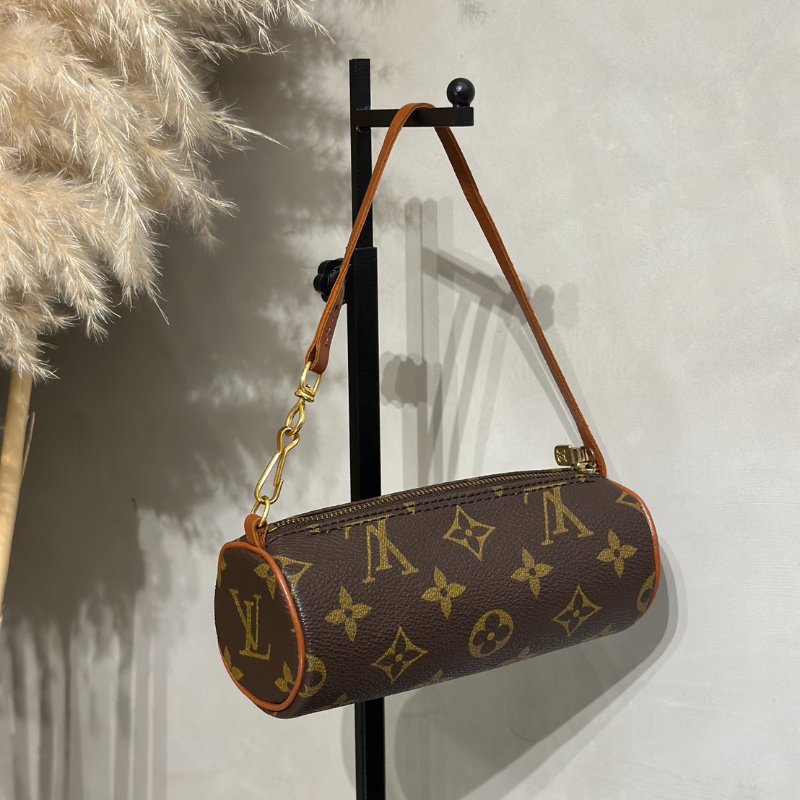 LOUIS VUITTON Papillon 30圓筒子母包 - 老花-18