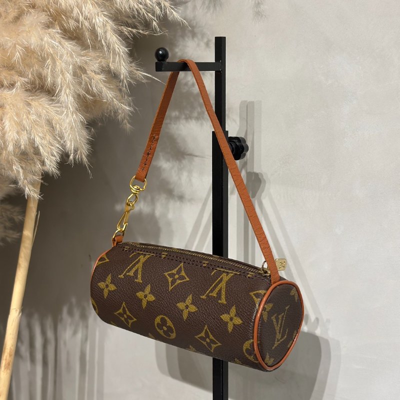 LOUIS VUITTON Papillon 30圓筒子母包 - 老花-19