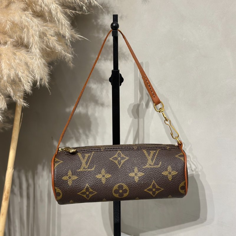LOUIS VUITTON Papillon 30圓筒子母包 - 老花-20