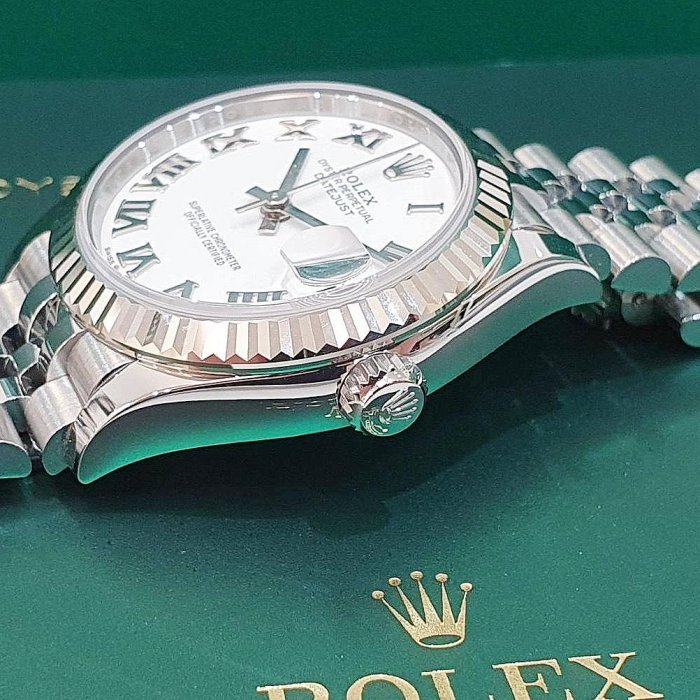 【大眾名錶】ROLEX勞力士 278274 Datejust 蠔式新款中型 白羅馬面 2026/02 大眾名錶B1083-7