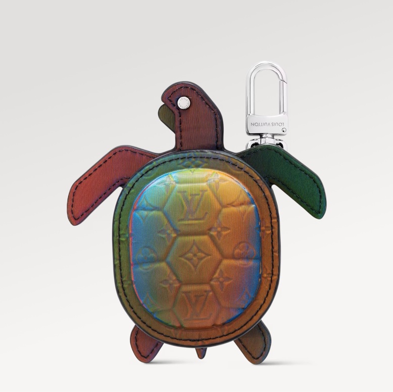 Louis Vuitton Lv 路易威登 Turtle Pouch 包包吊飾 耳機盒 鑰匙圈 Lv吊飾-0
