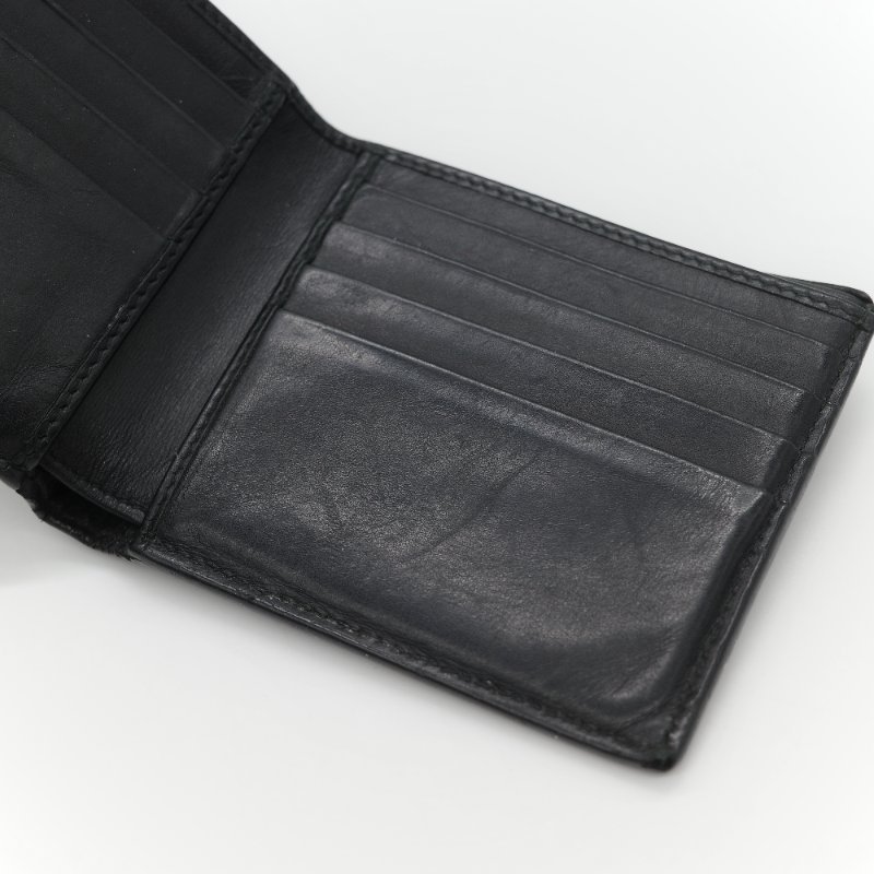 Bottega Veneta 寶緹嘉 Intrecciato 15 經典 黑色寬編織 頂級小牛皮 八卡位雙折短夾-8