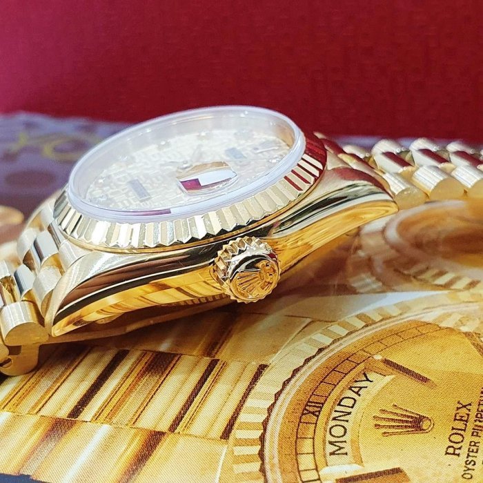 【大眾名錶】ROLEX 勞力士 69178 Datejust 18K金女錶 紀念金十鑽面盤 錶徑26 大眾名錶B1135-6