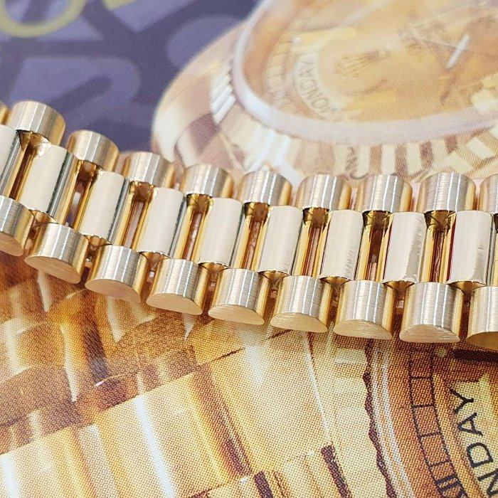 【大眾名錶】ROLEX 勞力士 69178 Datejust 18K金女錶 紀念金十鑽面盤 錶徑26 大眾名錶B1135-7