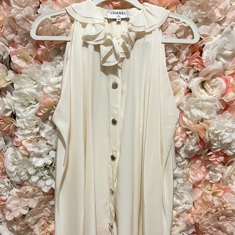 Chanel真絲襯衣38碼