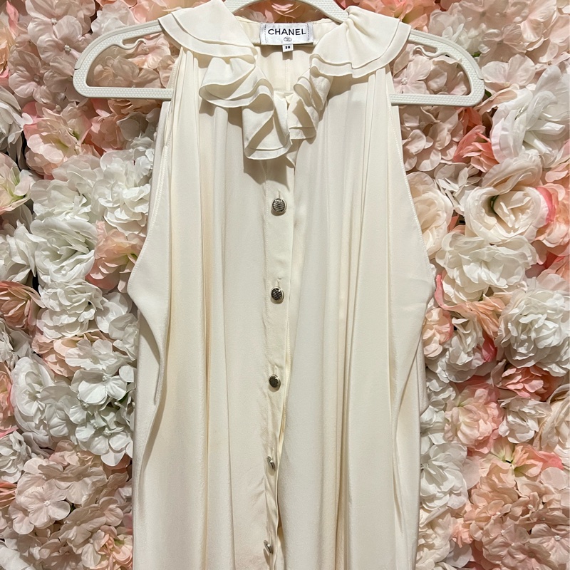 Chanel真絲襯衣38碼-0