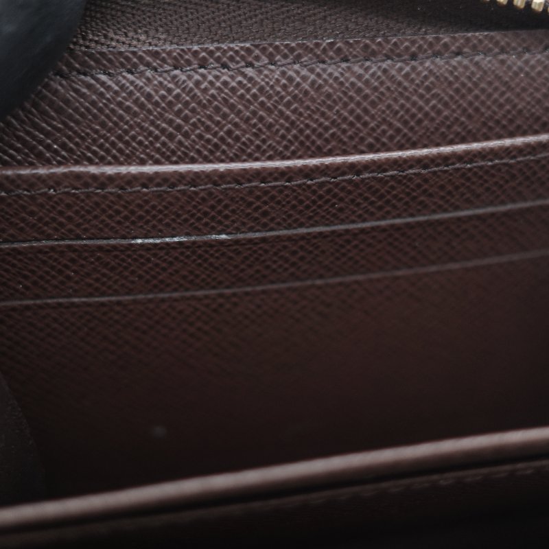 Louis Vuitton 路易威登 Damier 棋盤格紋 經典老花 帆布 ㄇ字型 拉鍊零錢包短夾-12