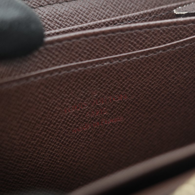 Louis Vuitton 路易威登 Damier 棋盤格紋 經典老花 帆布 ㄇ字型 拉鍊零錢包短夾-15