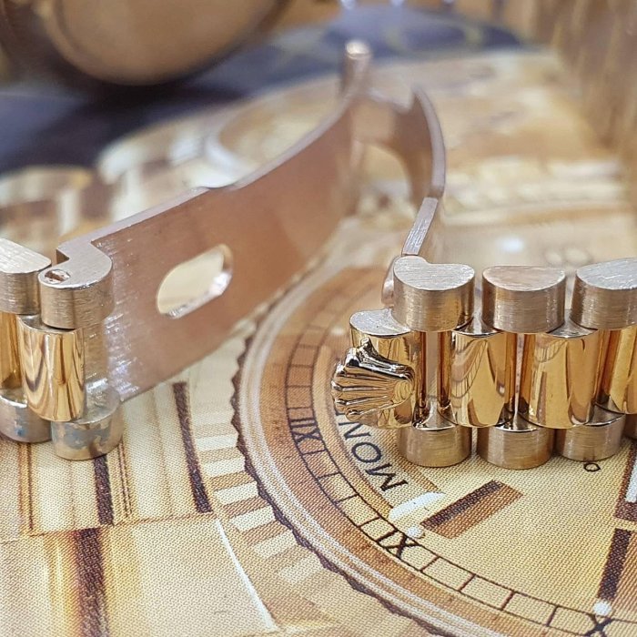 【大眾名錶】ROLEX 勞力士 69178 Datejust 18K金女錶 金色十鑽紀念面盤 大眾名錶B1101-6