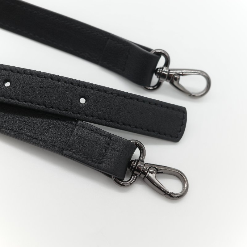 Longchamp 瓏驤 3D 立體壓印logo 經典黑色 頂級小牛皮 小型 手提斜背兩用托特包-29