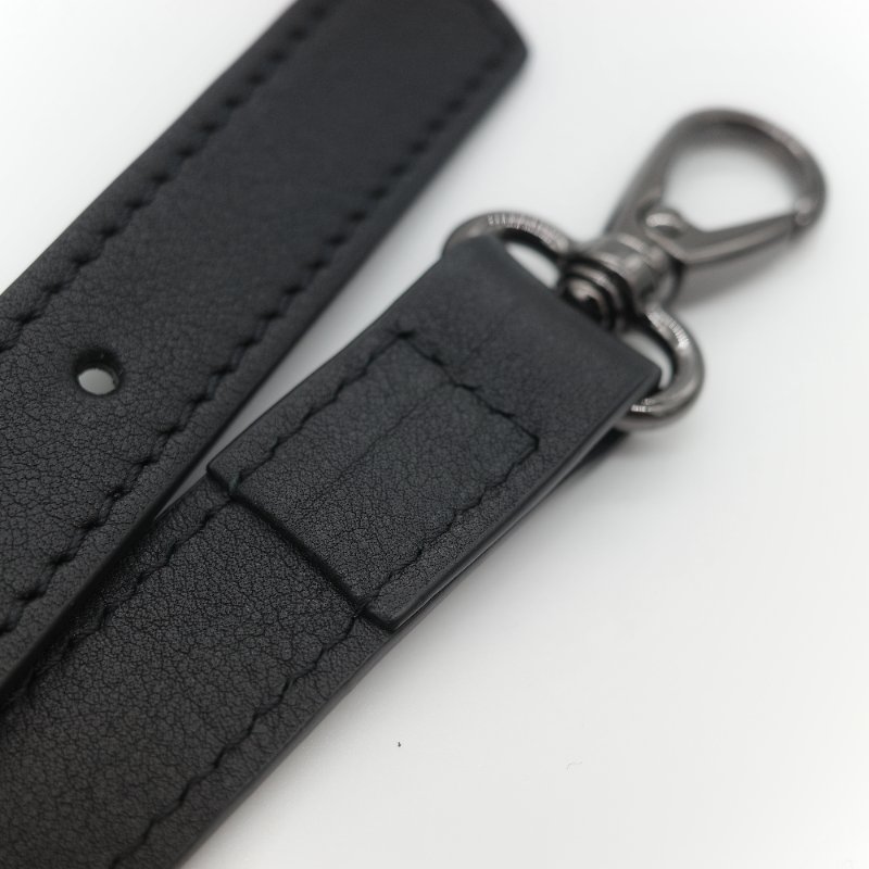 Longchamp 瓏驤 3D 立體壓印logo 經典黑色 頂級小牛皮 小型 手提斜背兩用托特包-32