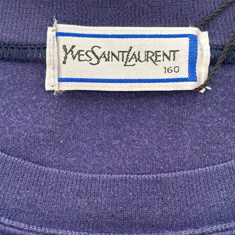 YSL 深藍色圓領衛衣-5