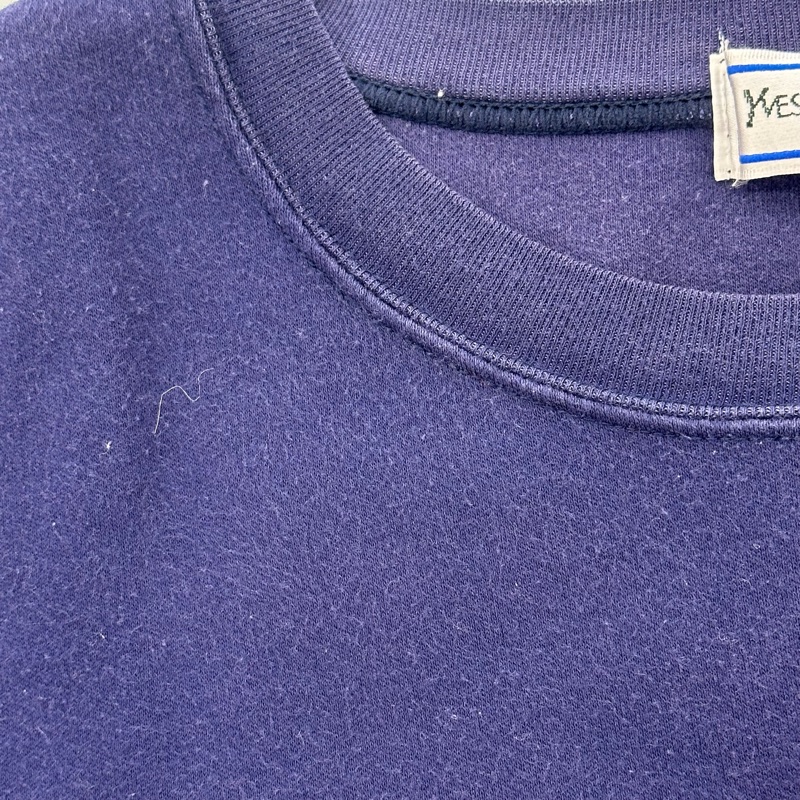 YSL 深藍色圓領衛衣-9