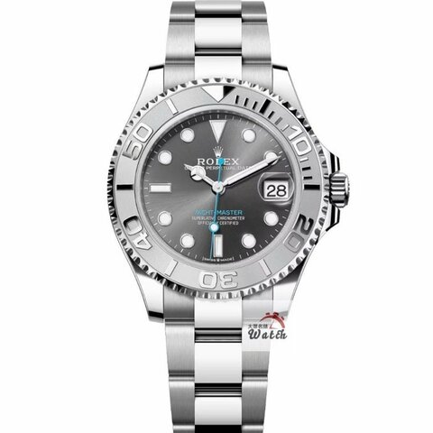 【大眾名錶】ROLEX 勞力士 268622 Yacht-Master 中型遊艇 灰面藍針 2020 大眾名錶B1152