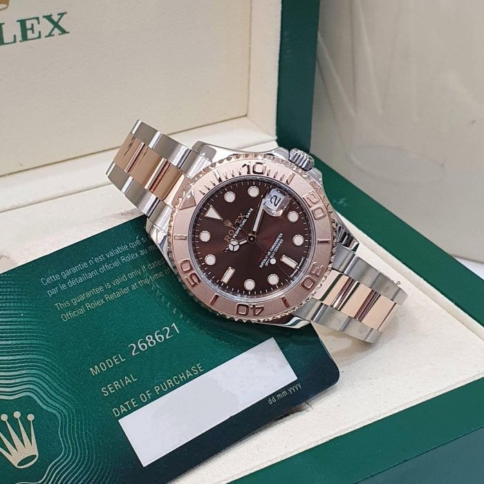 【大眾名錶】ROLEX 勞力士 268621 Yacht-Master 遊艇名仕 2020/06卡 大眾名錶B1123-2