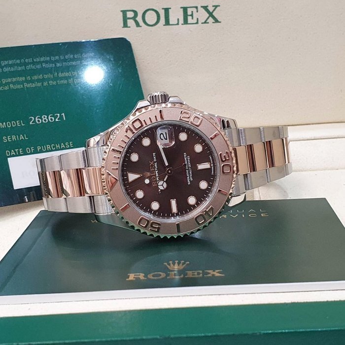 【大眾名錶】ROLEX 勞力士 268621 Yacht-Master 遊艇名仕 2020/06卡 大眾名錶B1123-4