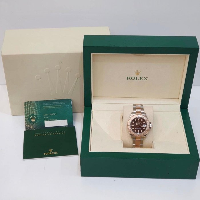 【大眾名錶】ROLEX 勞力士 268621 Yacht-Master 遊艇名仕 2020/06卡 大眾名錶B1123-9