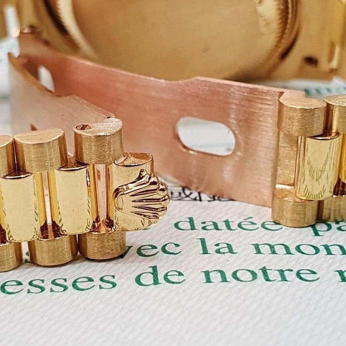 【大眾名錶】ROLEX 勞力士 69158 Datejust 18K女錶 原廠滿天星鑽面盤 原廠鑽圈 大眾名錶B1127-8