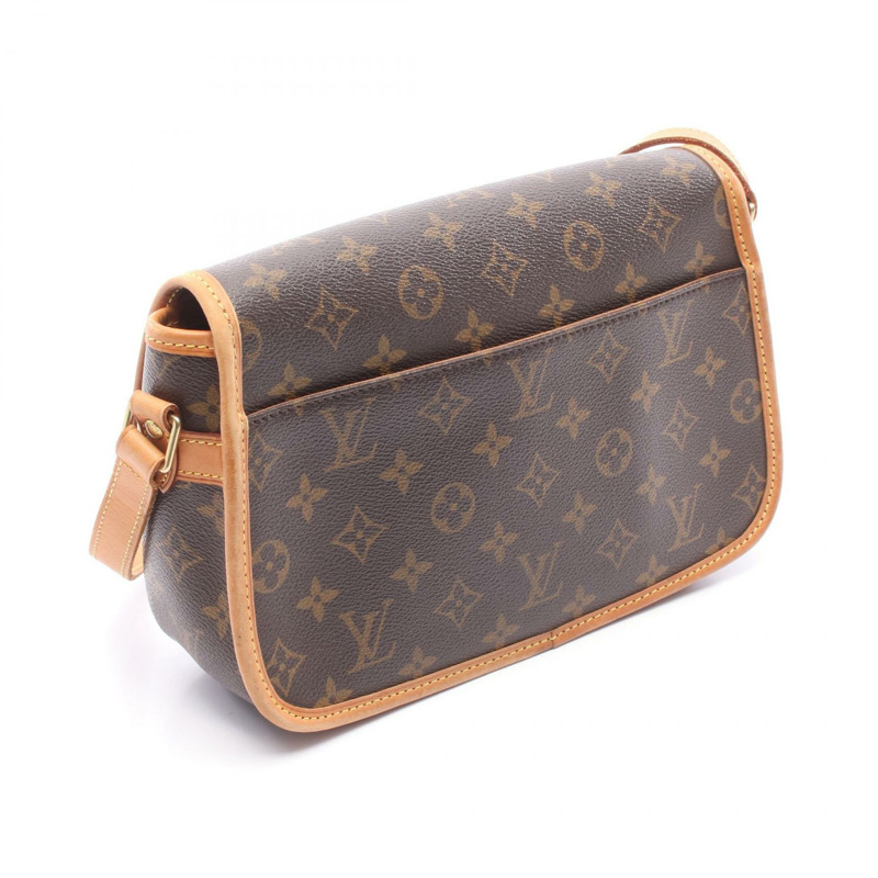 路易威登 Sologne 單肩斜背包 M42250 Monogram 皮革 棕色 二手-1