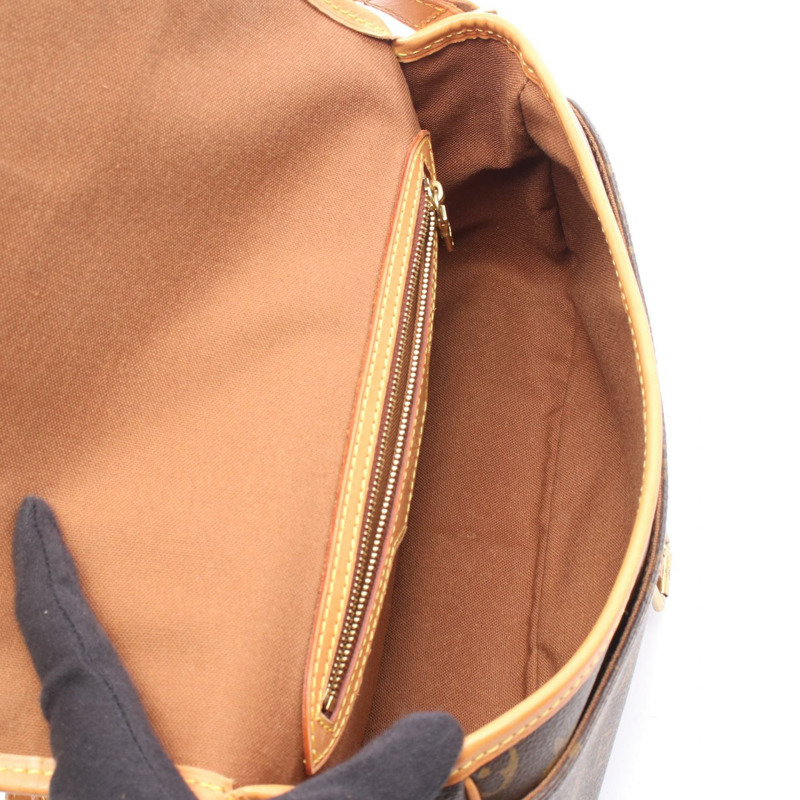 路易威登 Sologne 單肩斜背包 M42250 Monogram 皮革 棕色 二手-2