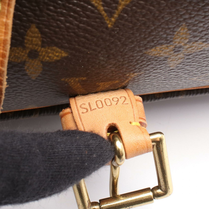 路易威登 Sologne 單肩斜背包 M42250 Monogram 皮革 棕色 二手-4