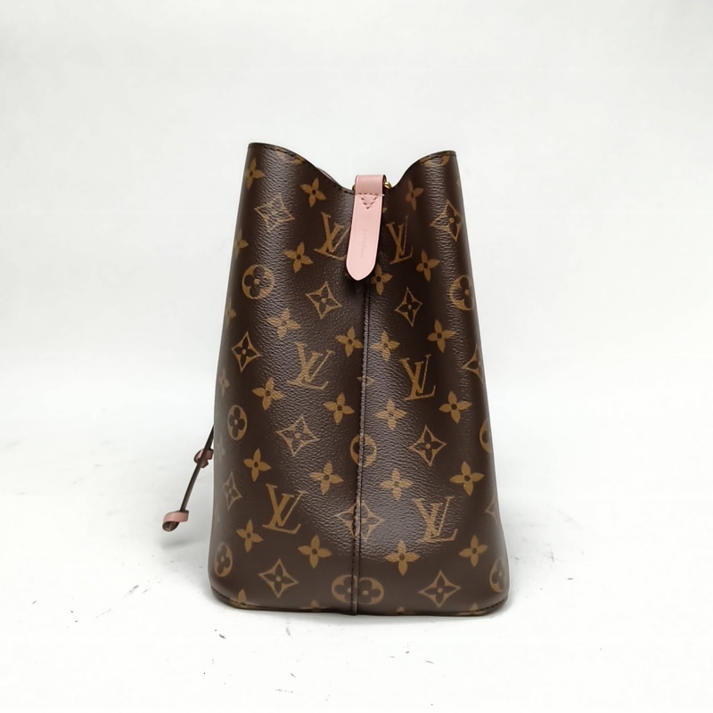 LOUIS VUITTON NÉONOÉ水桶包中號26粉色內裏老花PVC金扣晶片-1