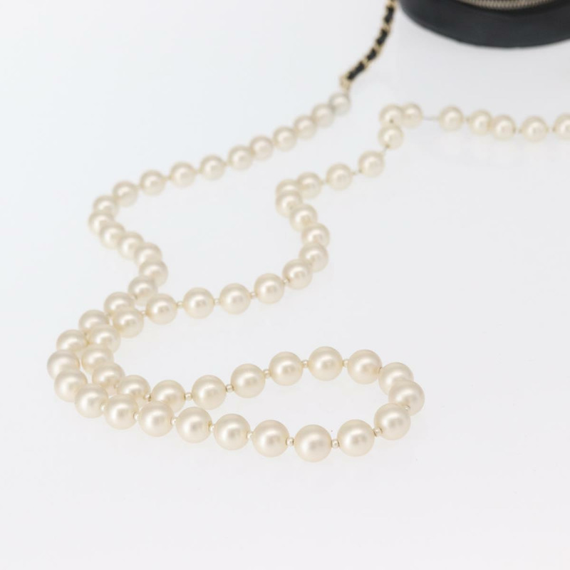 【日本直送】香奈兒 (CHANEL) 絎縫羊皮肩包 黑色 金色 CC 標誌 正品 ka1221SAV-6