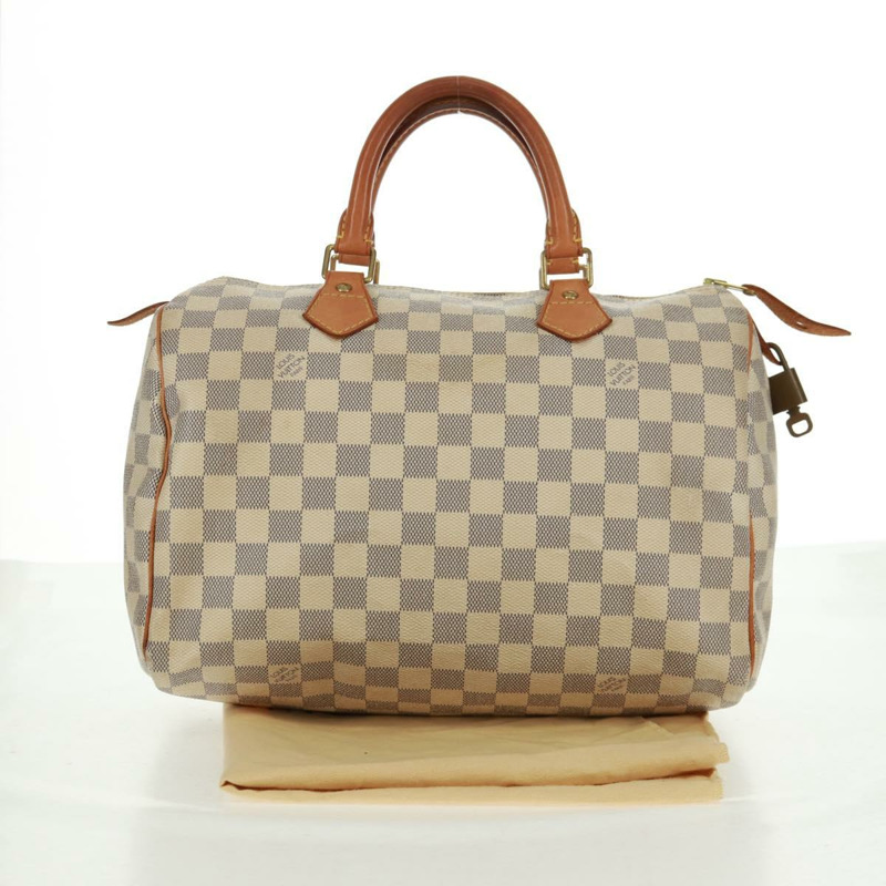 【日本直送】路易威登 Damier Azur Speedy 30 手提包 N41533 LV Auth 169182V-11