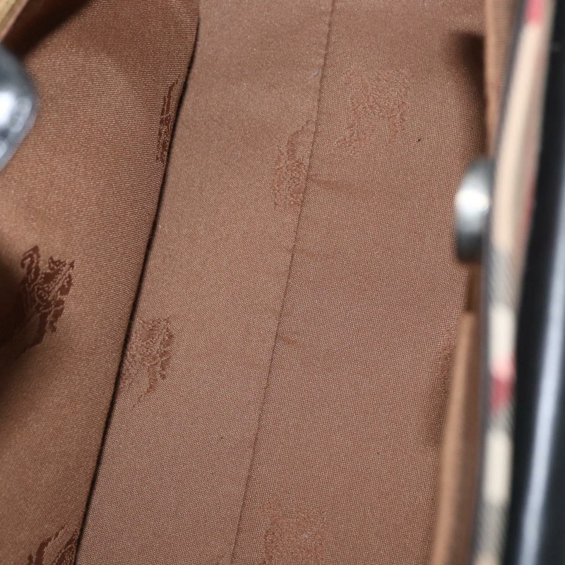 【日本直送】Burberrys Nova 格紋帆布單肩包 米色 銀色 正品 am10747V-10