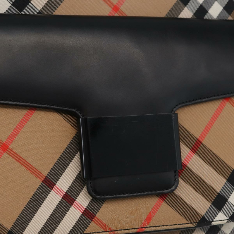 【日本直送】Burberrys Nova 格紋帆布單肩包 米色 銀色 正品 am10747V-16