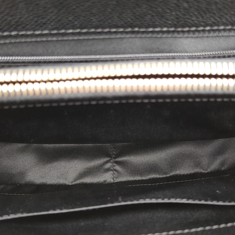 CHANEL GST購物袋小號黑色荔枝牛皮20開金扣-4