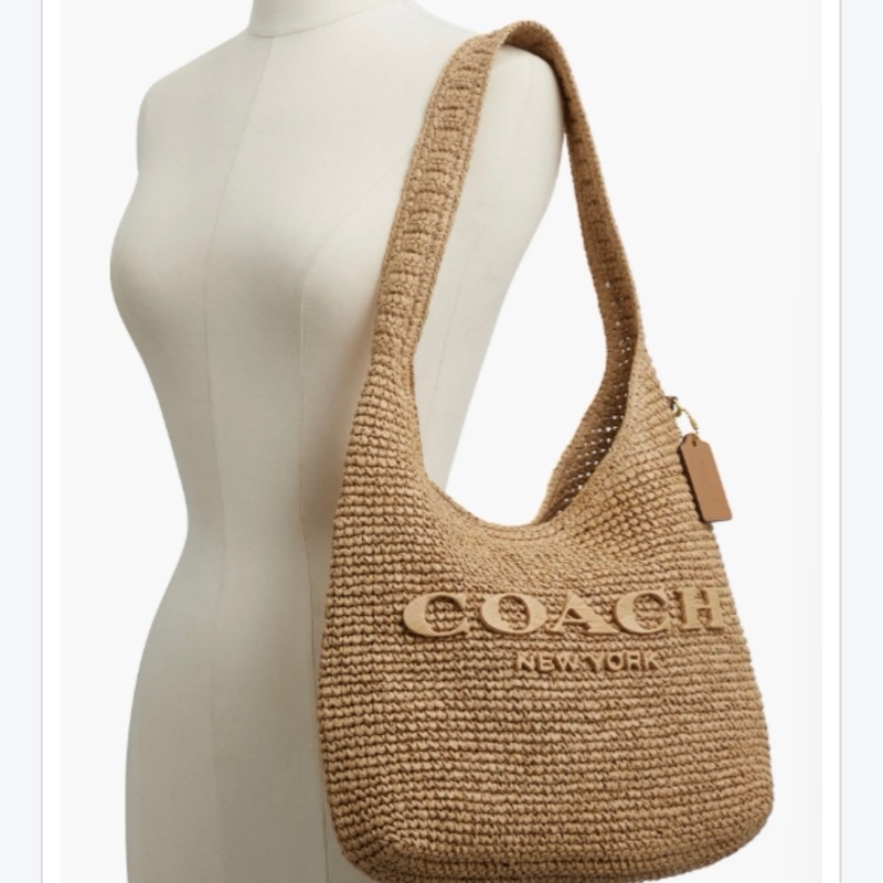 COACH 草編包 Brooklyn 34🤎-0