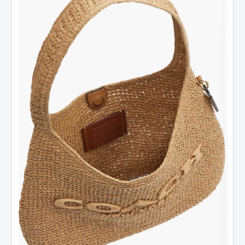 COACH 草編包 Brooklyn 34🤎-3