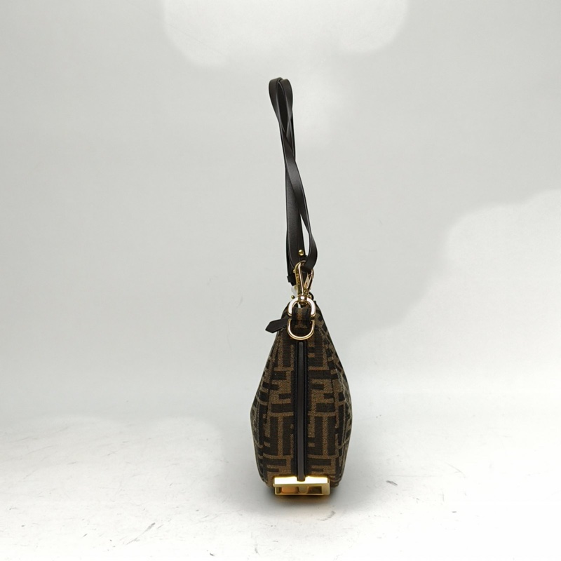 FENDI 老花帆布graphy單肩包月亮包-1