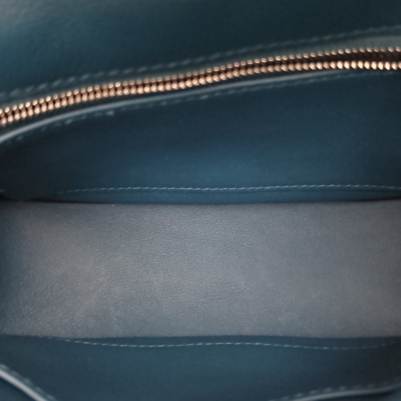 HERMES BerlineMini20馬卡龍Swift皮R刻銀扣-5