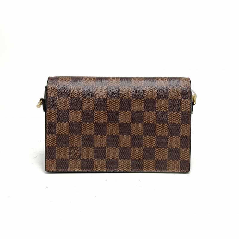 LOUIS VUITTON VAVIN鏈條包WOC棕色棋盤格PVC2020-2