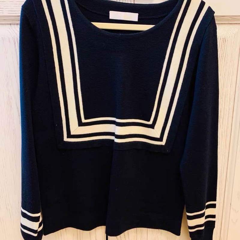 Chloe海軍風羊絨衫s碼-0