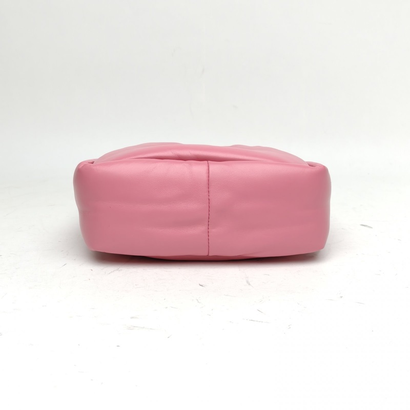 PRADA 粉色羊皮softhobo菜籃子手提包-3