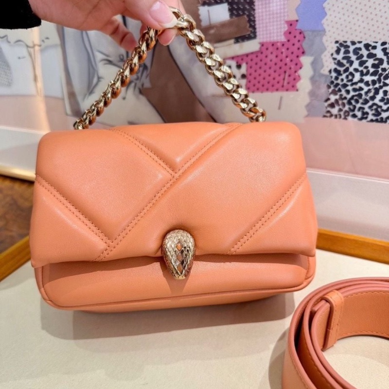 Bvlgari Serpenti Cabochon Mini 手提斜背包 17 *12 *5.5  95新 配件肩帶 塵袋-1