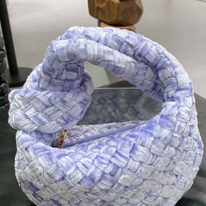 Bv jodie扭結紫色手提包26 *16 *7  95新. 配件塵袋-5