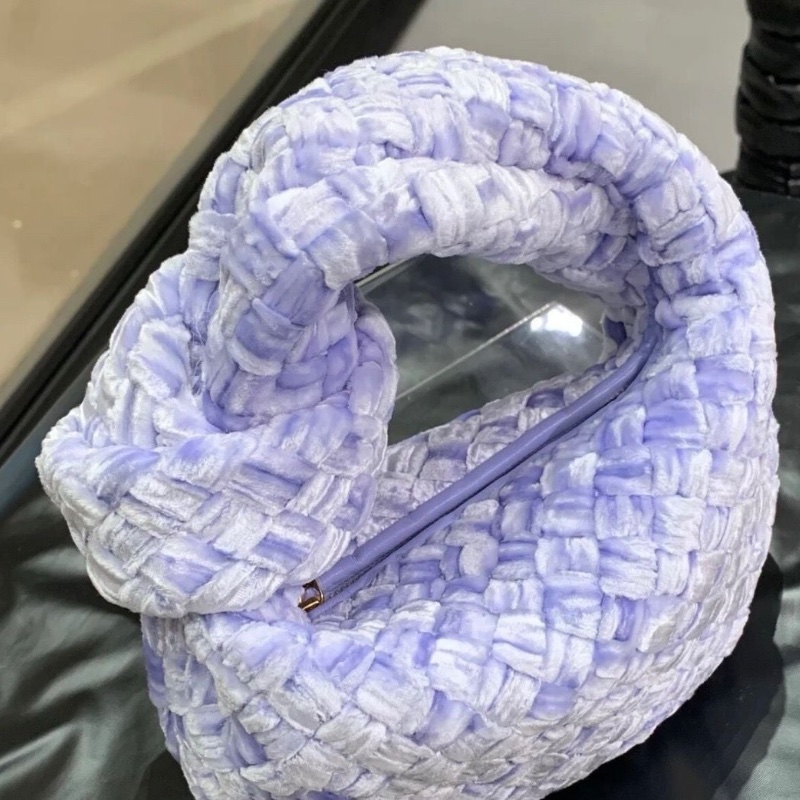 Bv jodie扭結紫色手提包26 *16 *7  95新. 配件塵袋-6