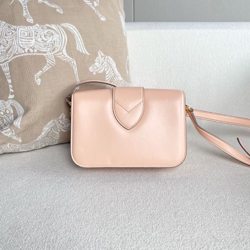 LV全皮Pont9郵差包 芯片款 粉色 金扣 牛皮23*15*7  95新 配件塵袋-3