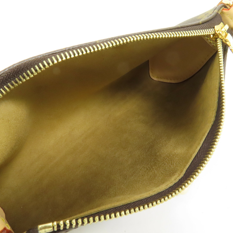 LOUIS VUITTON Monogram Pochette Tirette金扣手挽肩背兩用袋-7