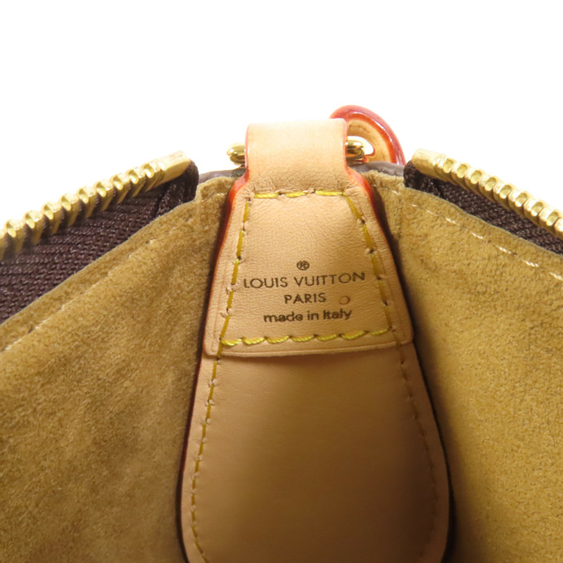 LOUIS VUITTON Monogram Pochette Tirette金扣手挽肩背兩用袋-8