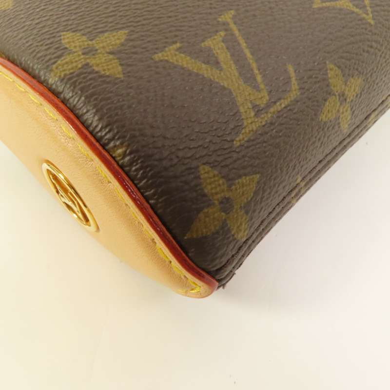 LOUIS VUITTON Monogram Pochette Tirette金扣手挽肩背兩用袋-17