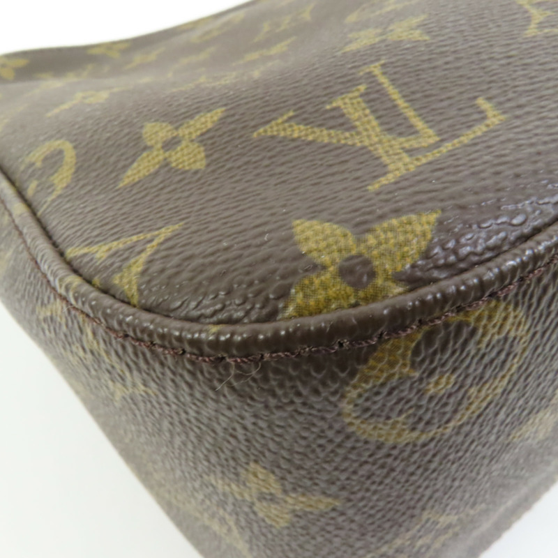 LOUIS VUITTON Monogram Looping MM金扣肩背袋棕色-11